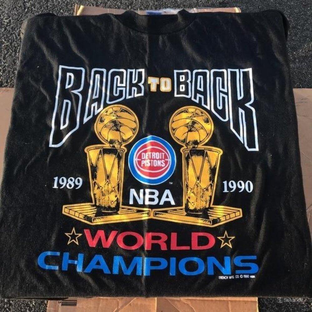 Detroit Pistons 1989 1990 Champions Retro Fan Unisex T-Shirt